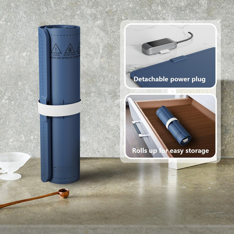 Mint Pantry Electric Warming Tray, Detachable Power Plug For Easier